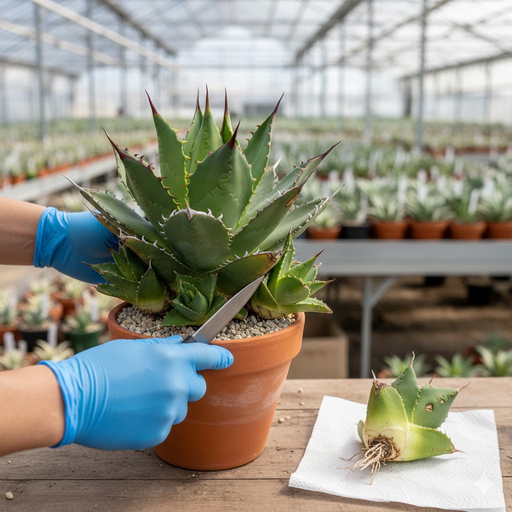 アガベ,成長点,芯止まり,芽を吹かせる,逆転劇