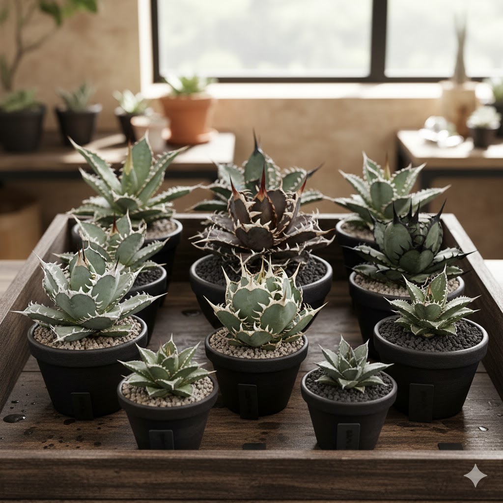 アガベチタノタの人気品種図鑑と特徴の徹底解説