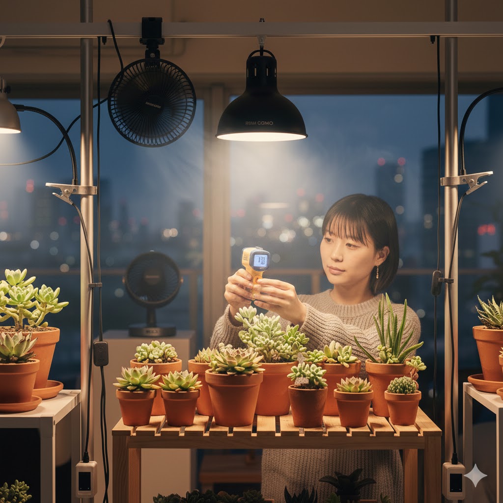 照射距離の目安と葉焼けを防ぐ適切なセッティング