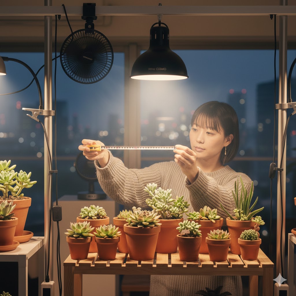 スマートプラグでのタイマー設定と光合成のサイクル