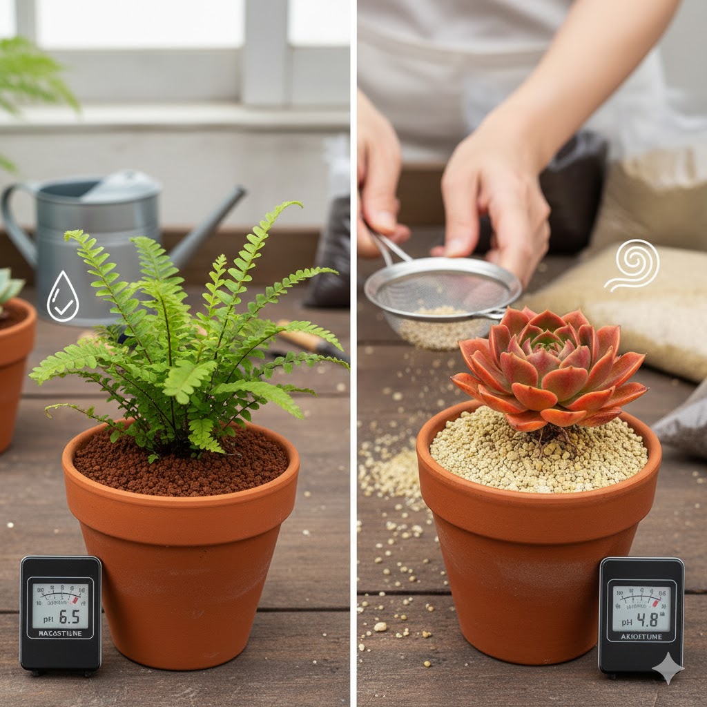 鹿沼土と赤玉土のメリットを整理