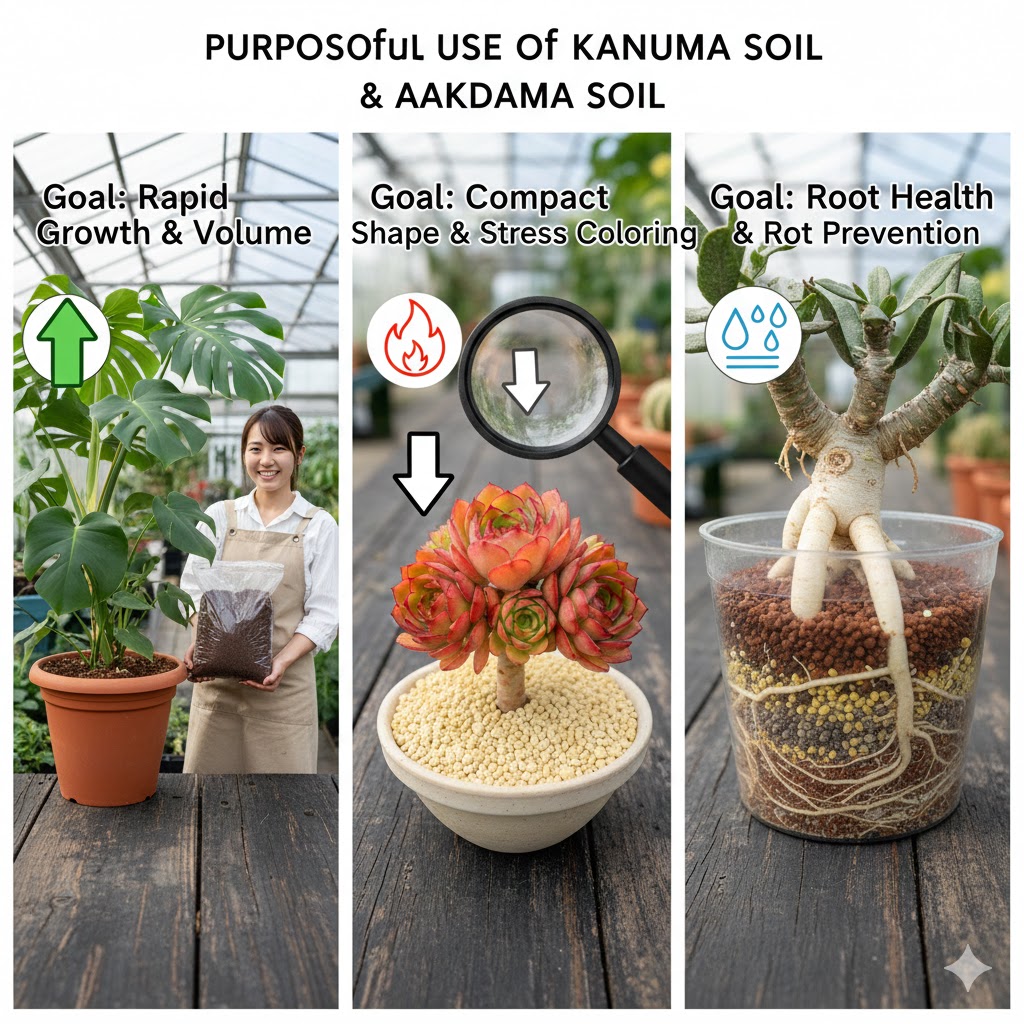 目的別で鹿沼土と赤玉土を使い分けよう