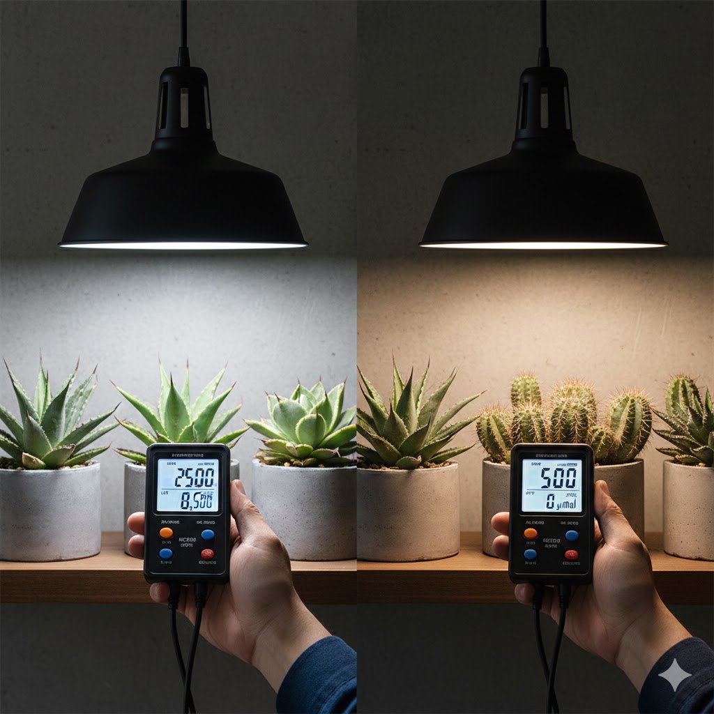 PPFDと照度から見る光の強さ