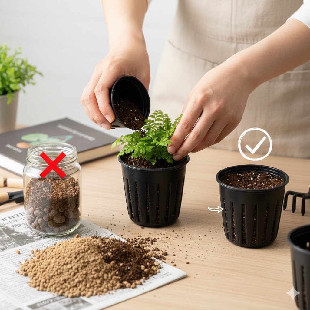 スリット鉢に鉢底石は必要？正しい使い方の基本