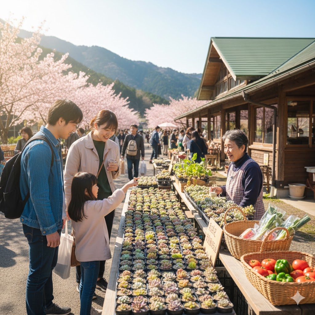 初心者も安心な道の駅やマルシェの多肉植物探し