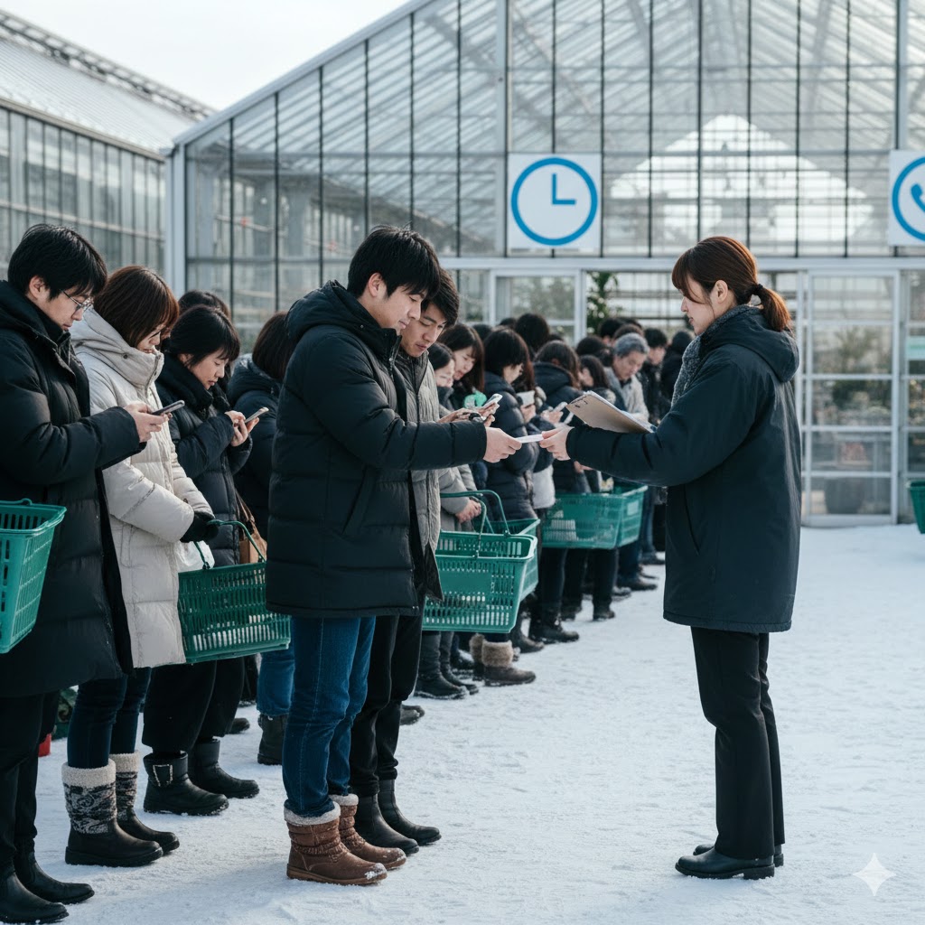 整理券配布や並び時間のルールを把握