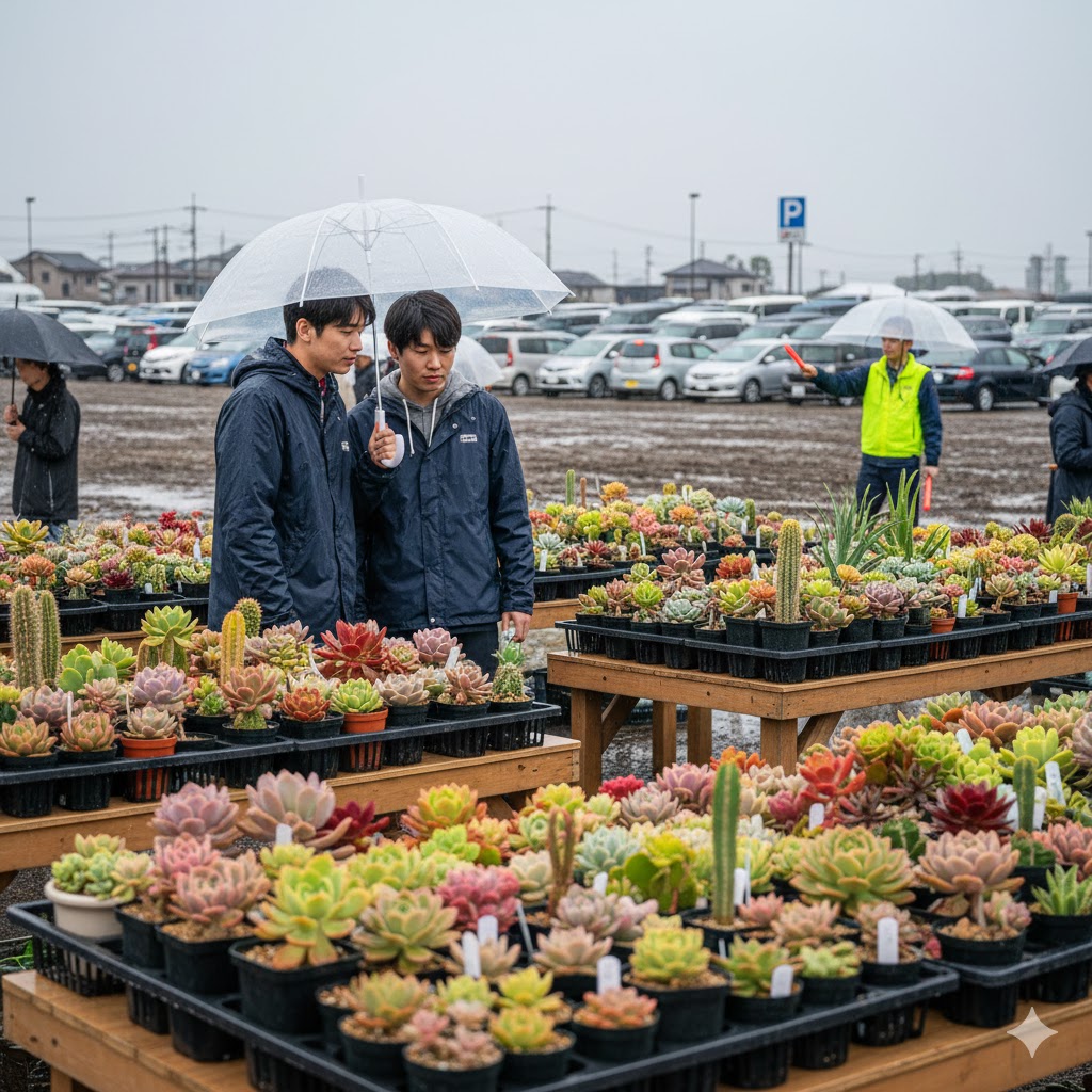 雨天時の対策と駐車場の混雑回避方法