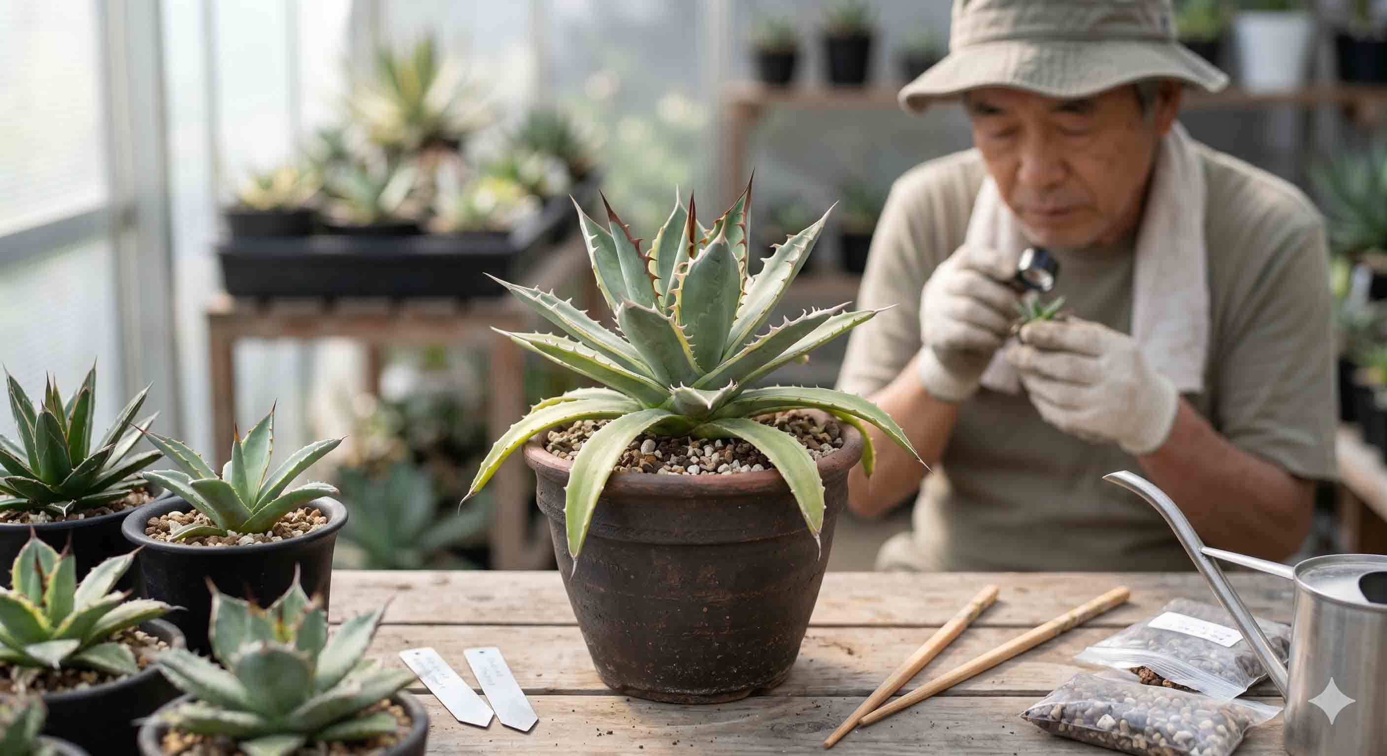 アガベのスナグルトゥース偽物の特徴