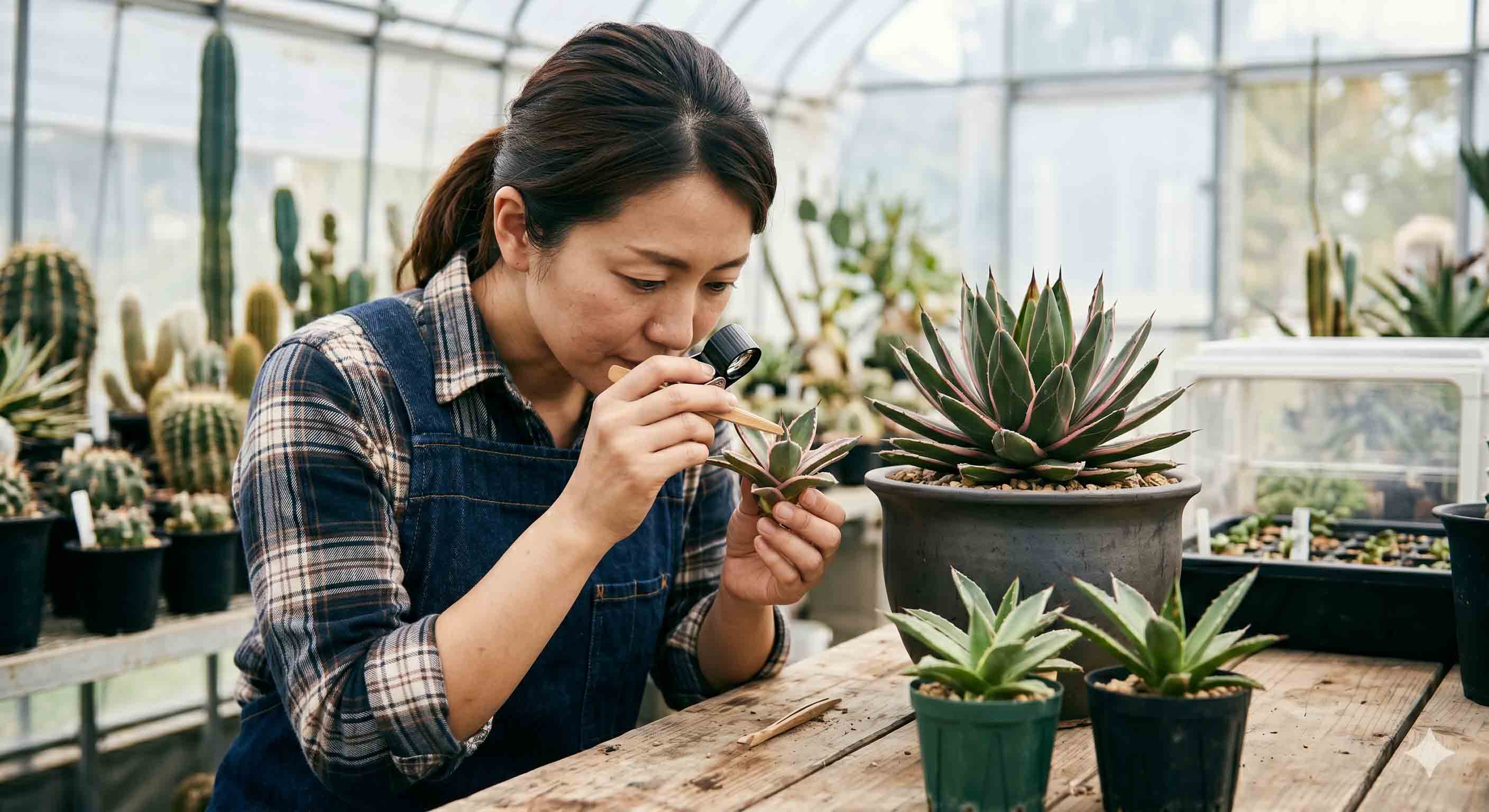 アガベピンキーの偽物を見分ける手順