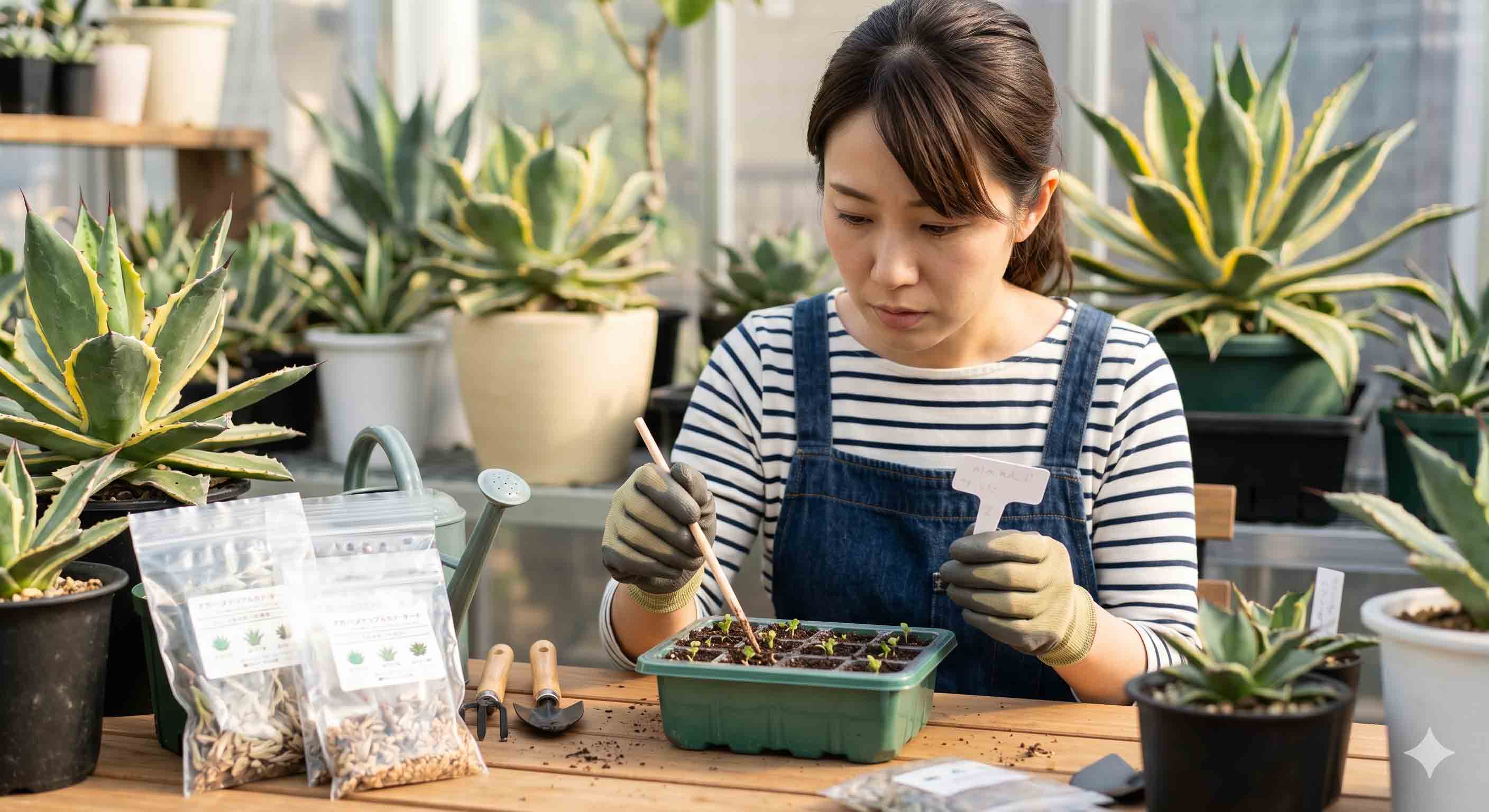 アガベのスナグルトゥース、実生苗として販売される偽物